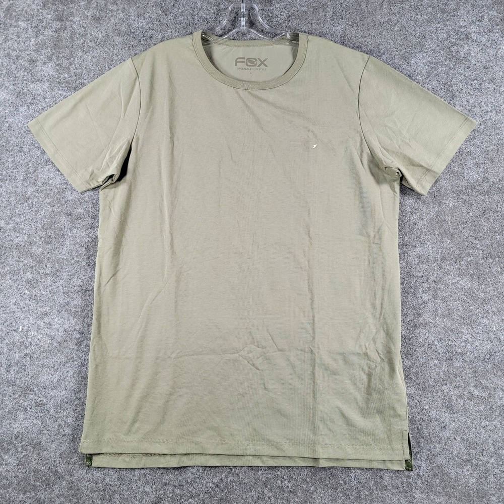 Fox Crewneck T-Shirt Mens L Green Punta Cana Dominican Republic Souvenir